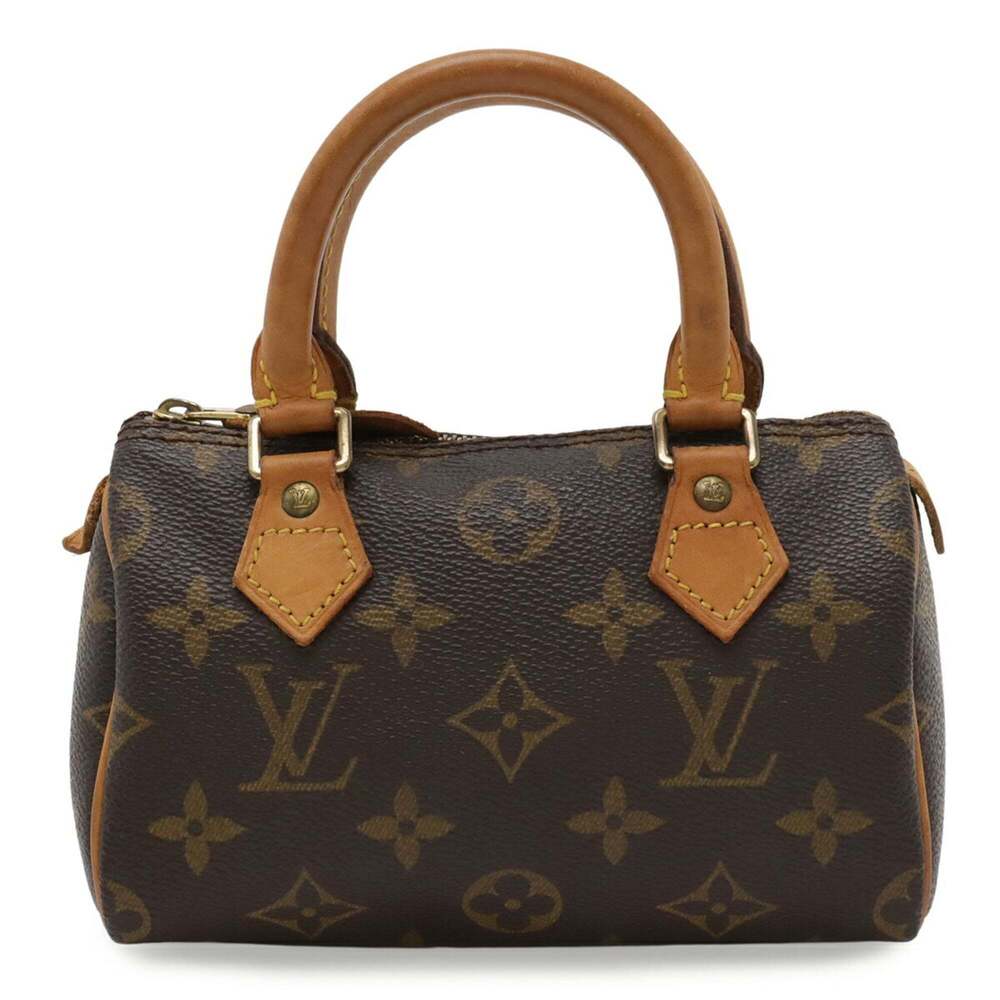 LOUIS VUITTON Brown Monogram Mini Speedy Pouch - Picture 2 of 9
